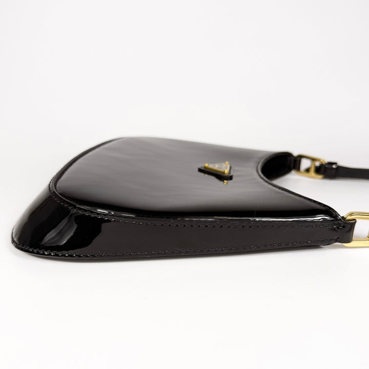Prada Patent Leather Cleo Shoulder Bag