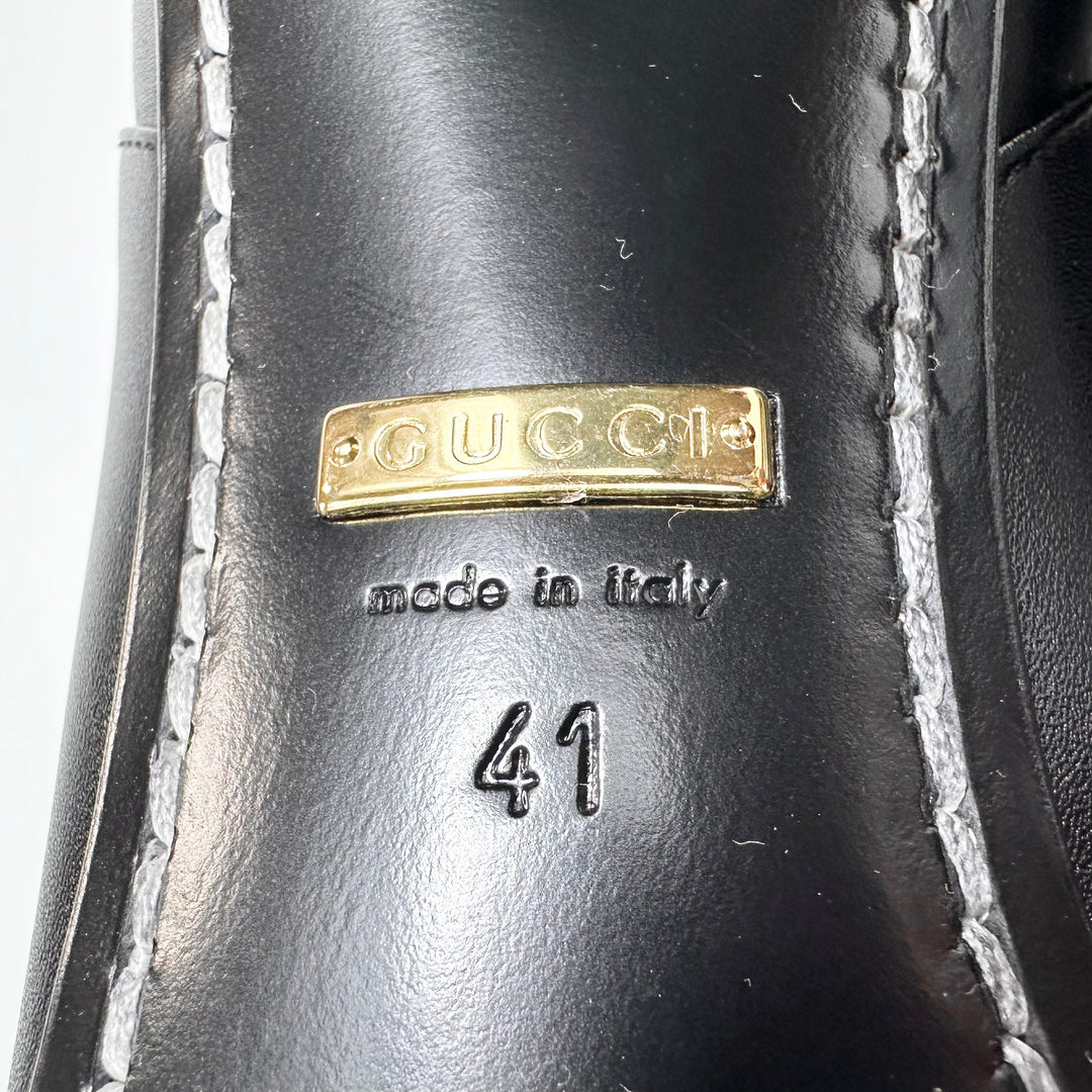 Gucci Half Horsebit Knee High Leather Boot - Women’s 11