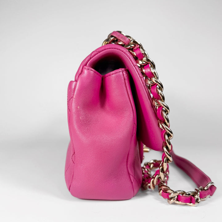 Chanel Quilted Lambskin Elegant Chain Flap Bag