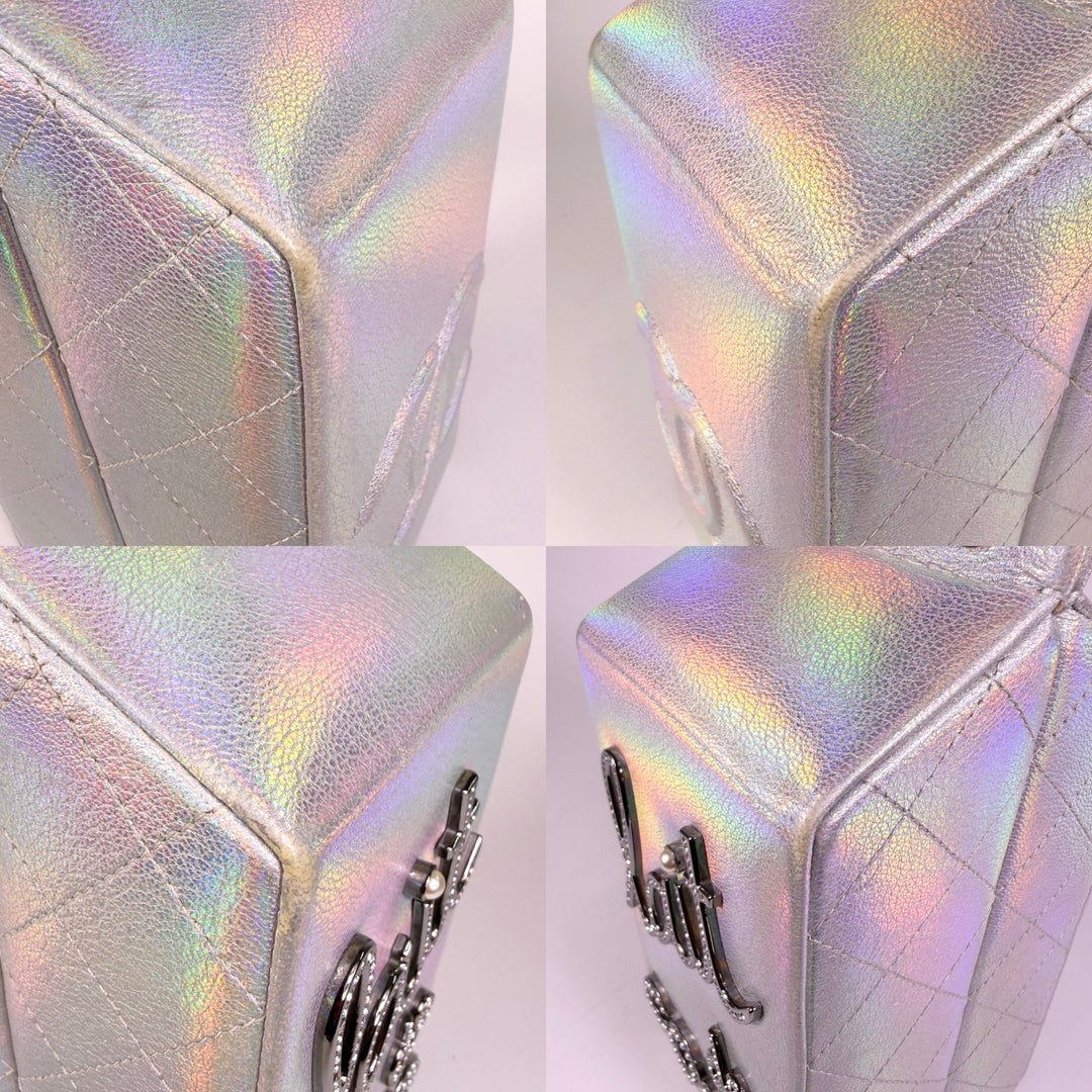 Chanel Iridescent Goatskin Lait De Coco Milk Carton Bag