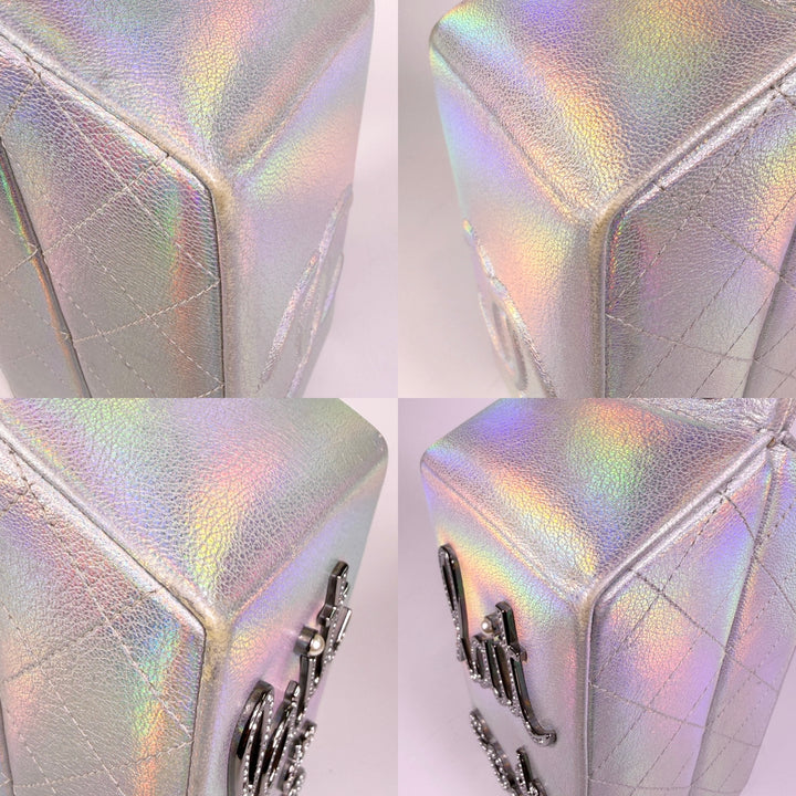 Chanel Iridescent Goatskin Lait De Coco Milk Carton Bag