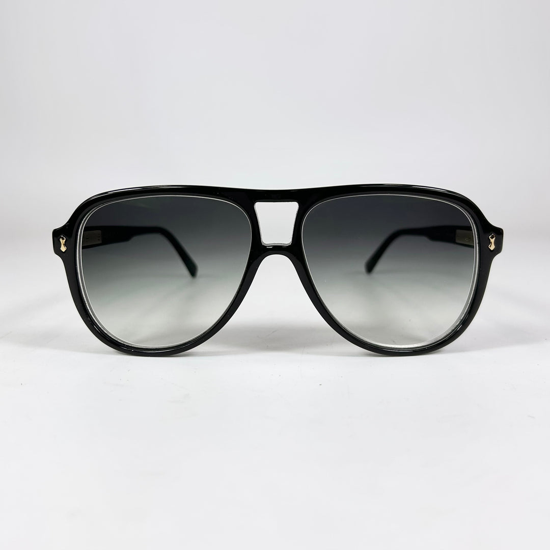 Gucci Black Aviator Sunglasses GG1044O