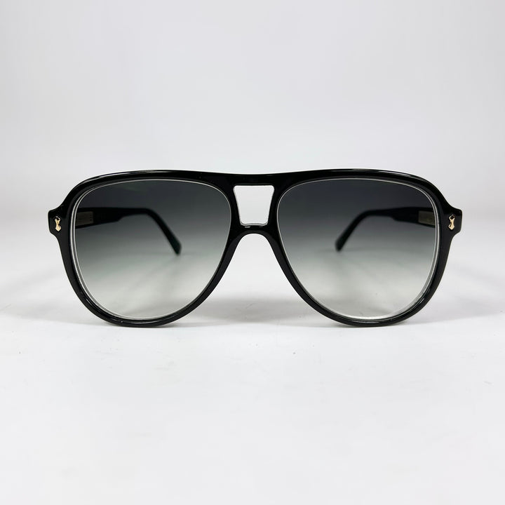 Gucci Black Aviator Sunglasses GG1044O