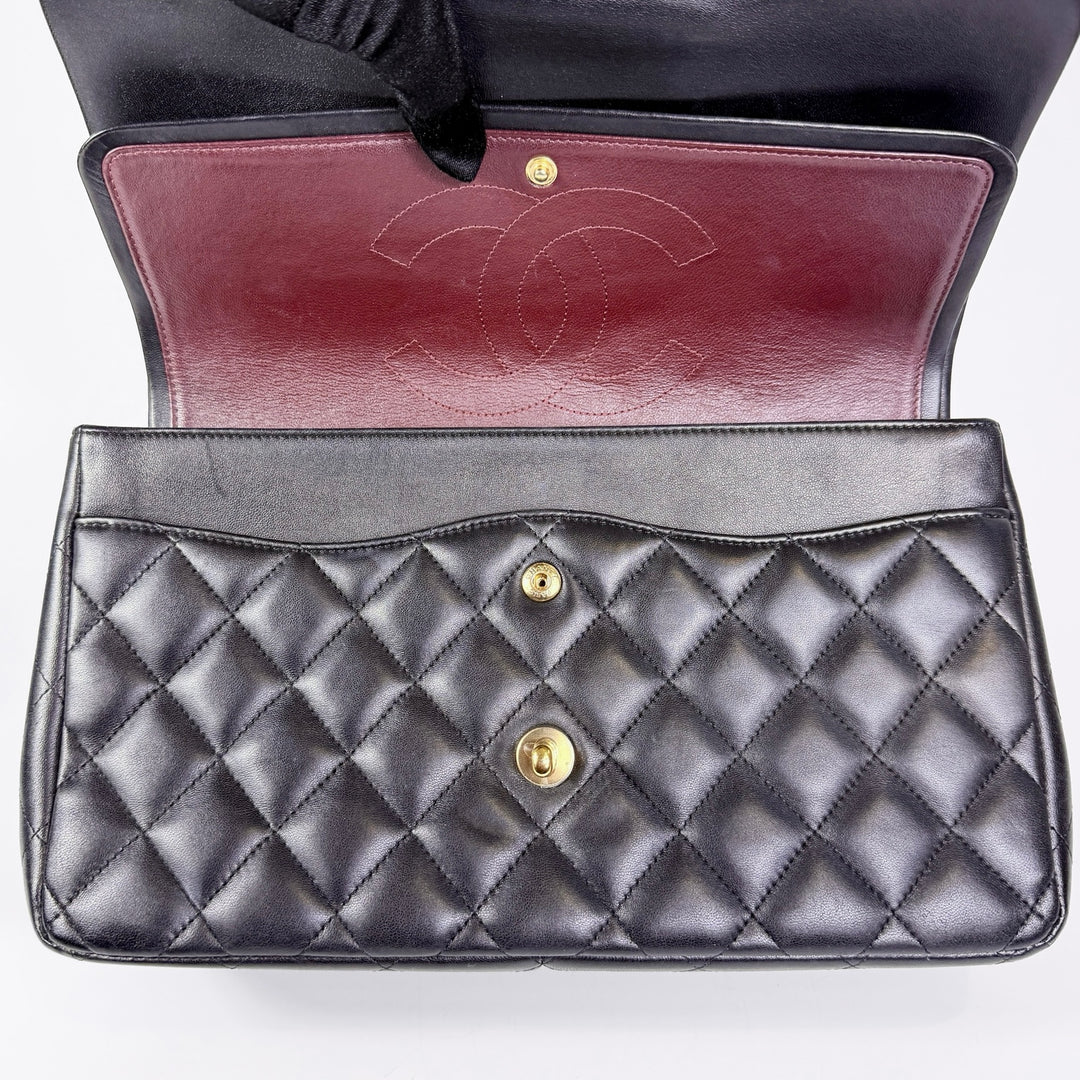 Chanel Quilted Lambskin Jumbo Double Flap Bag
