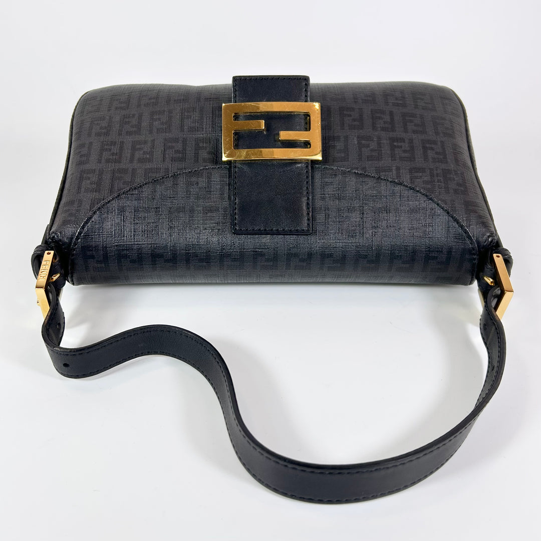 Fendi Zucchino Baguette Shoulder Bag