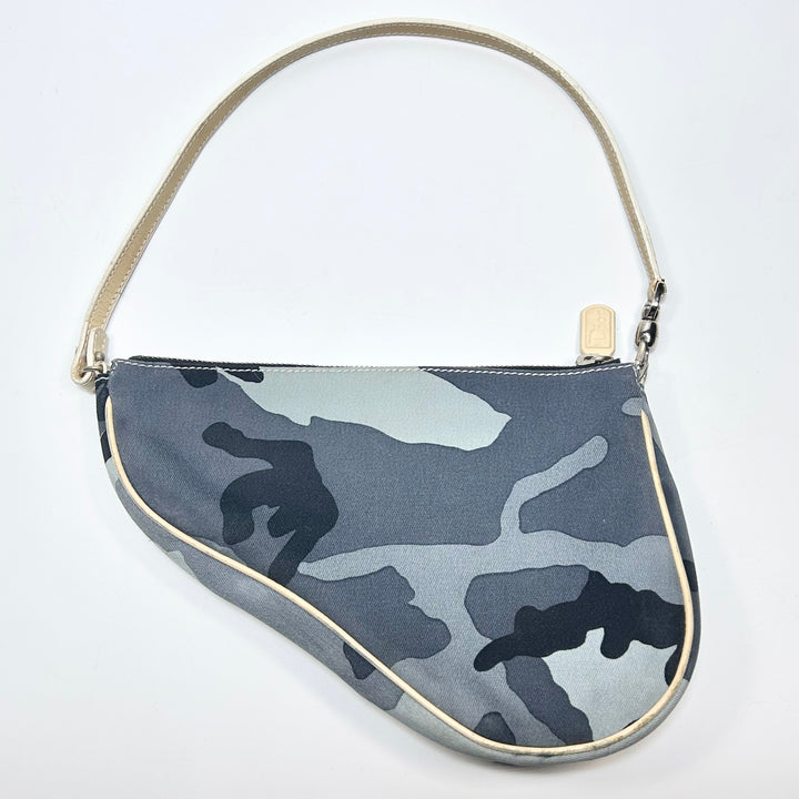 Christian Dior Camo Mini Saddle Bag