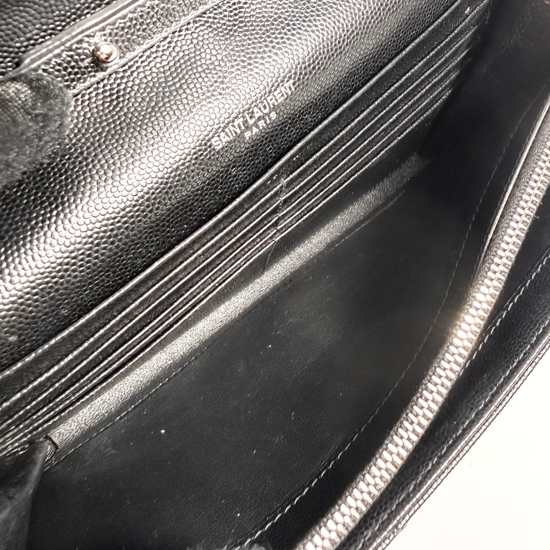 Saint Laurent Cassandre Envelope Wallet On Chain