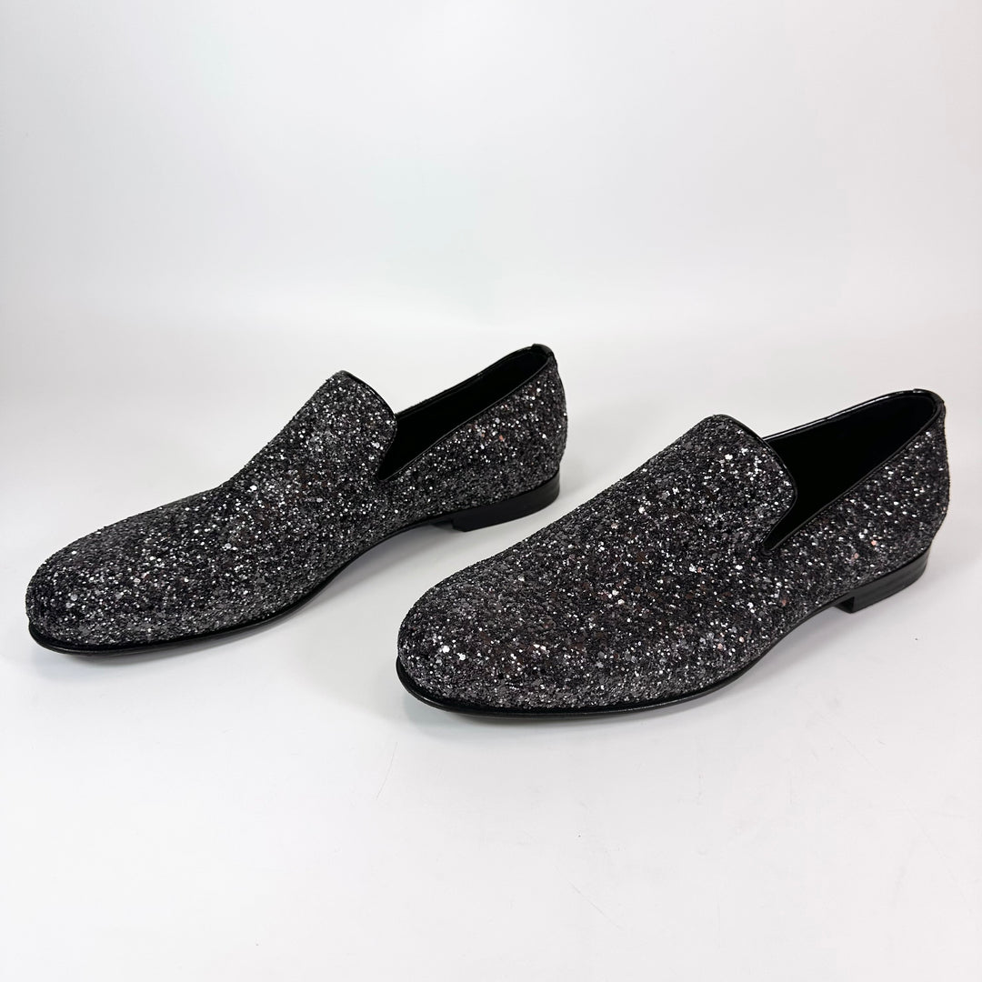 Jimmy Choo Coarse Glitter Thame Loafer - Multiple sizes available