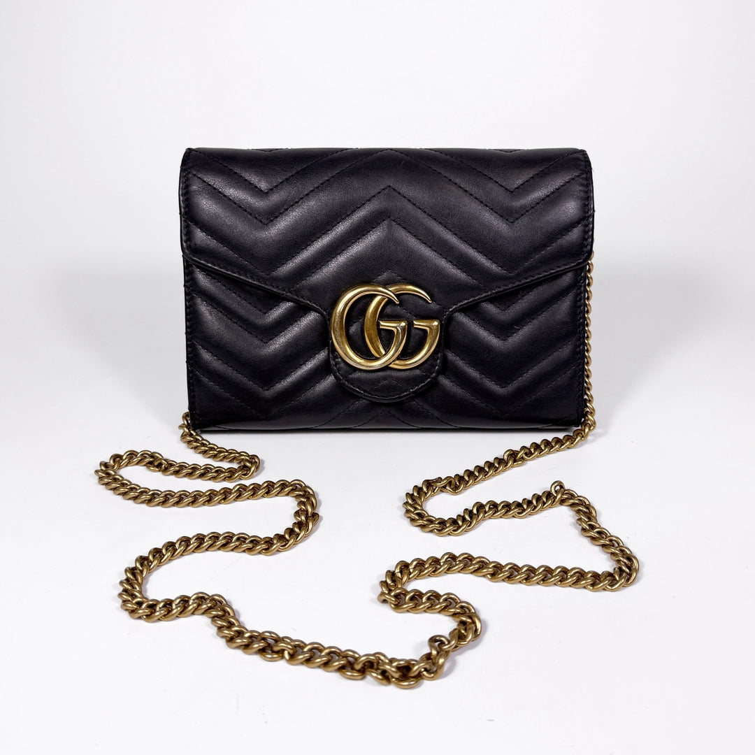 Gucci Matelasse Marmont Wallet On Chain
