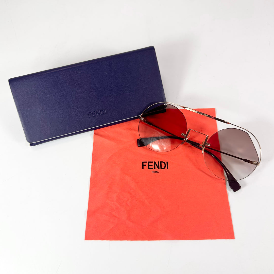 Fendi Round Gradient Sunglasses FF0325/S