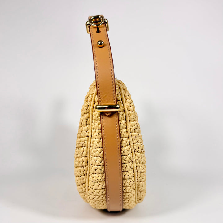 Prada Crochet Arqué Shoulder Bag