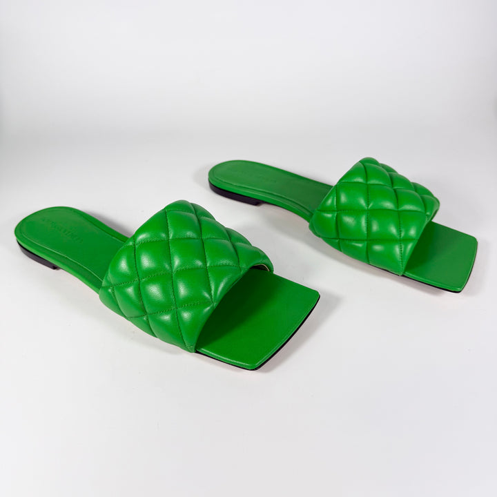 Bottega Veneta Padded Square Toe Sandal - Women’s 9
