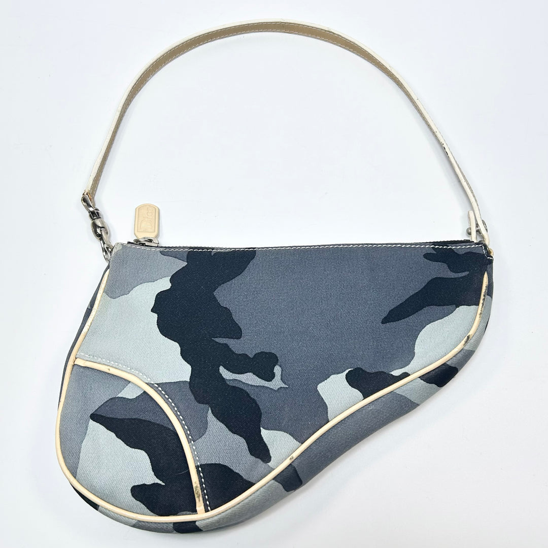 Christian Dior Camo Mini Saddle Bag