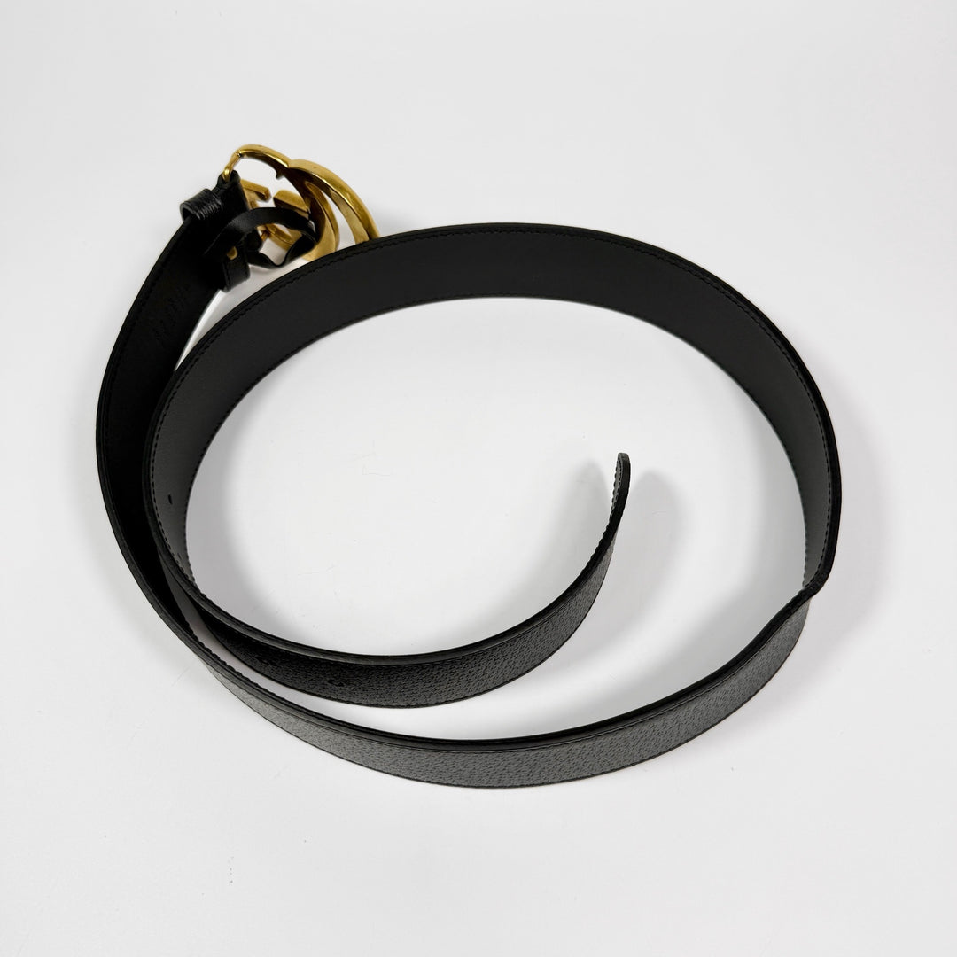 Gucci GG Marmont Grained Leather Belt 95 38