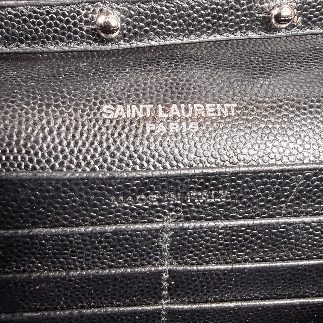 Saint Laurent Cassandre Envelope Wallet On Chain