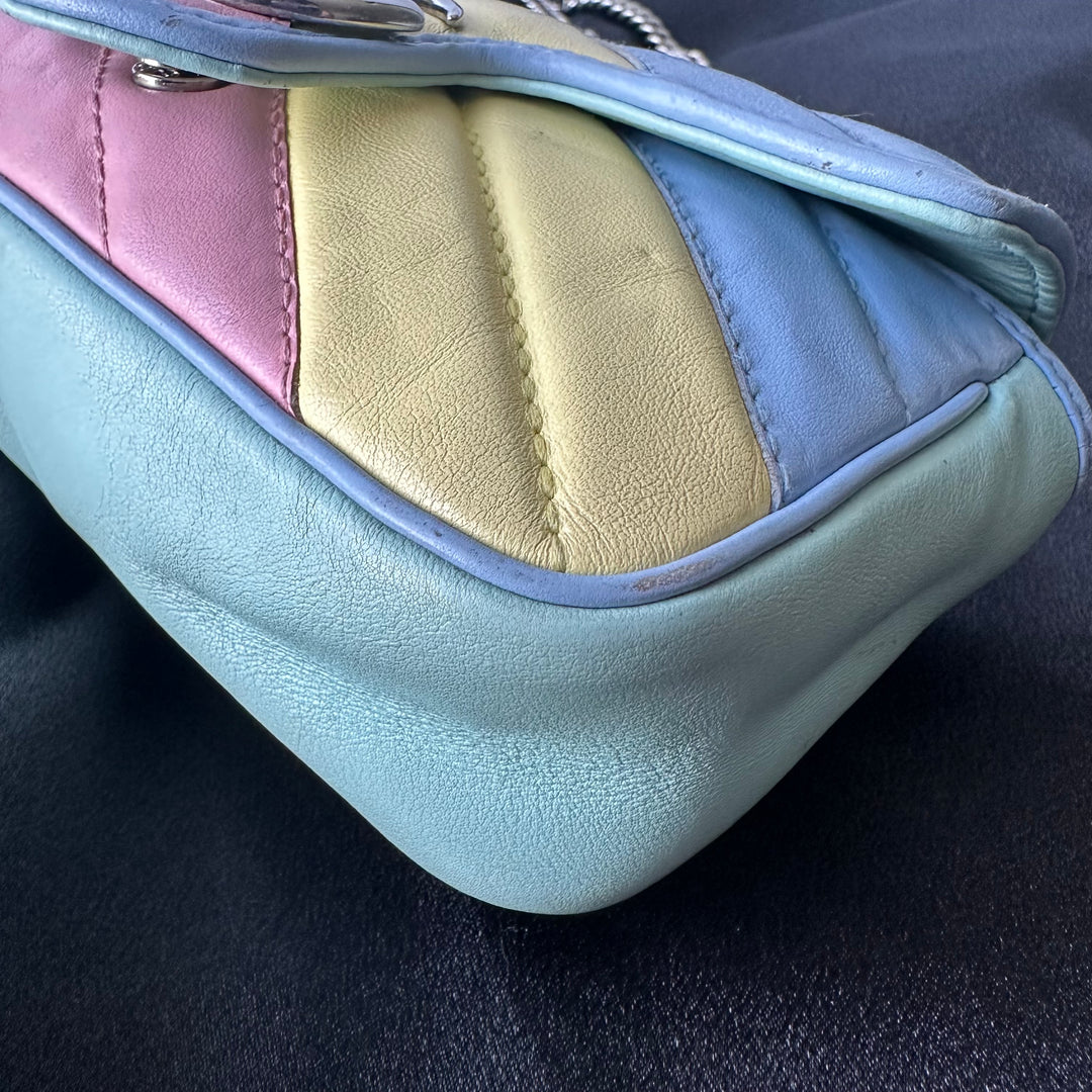 Gucci GG Marmont Rainbow Super Mini Crossbody