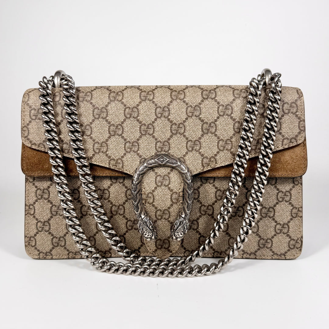 Gucci GG Supreme Medium Dionysus Shoulder Bag