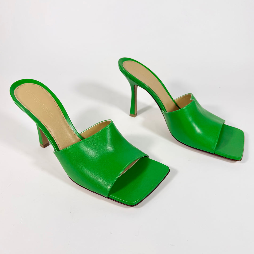 Bottega Veneta Leather Stretch Mule Heel - Women’s 9.5