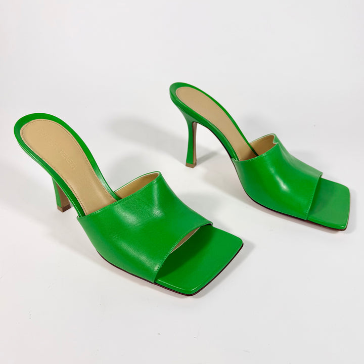 Bottega Veneta Leather Stretch Mule Heel - Women’s 9.5