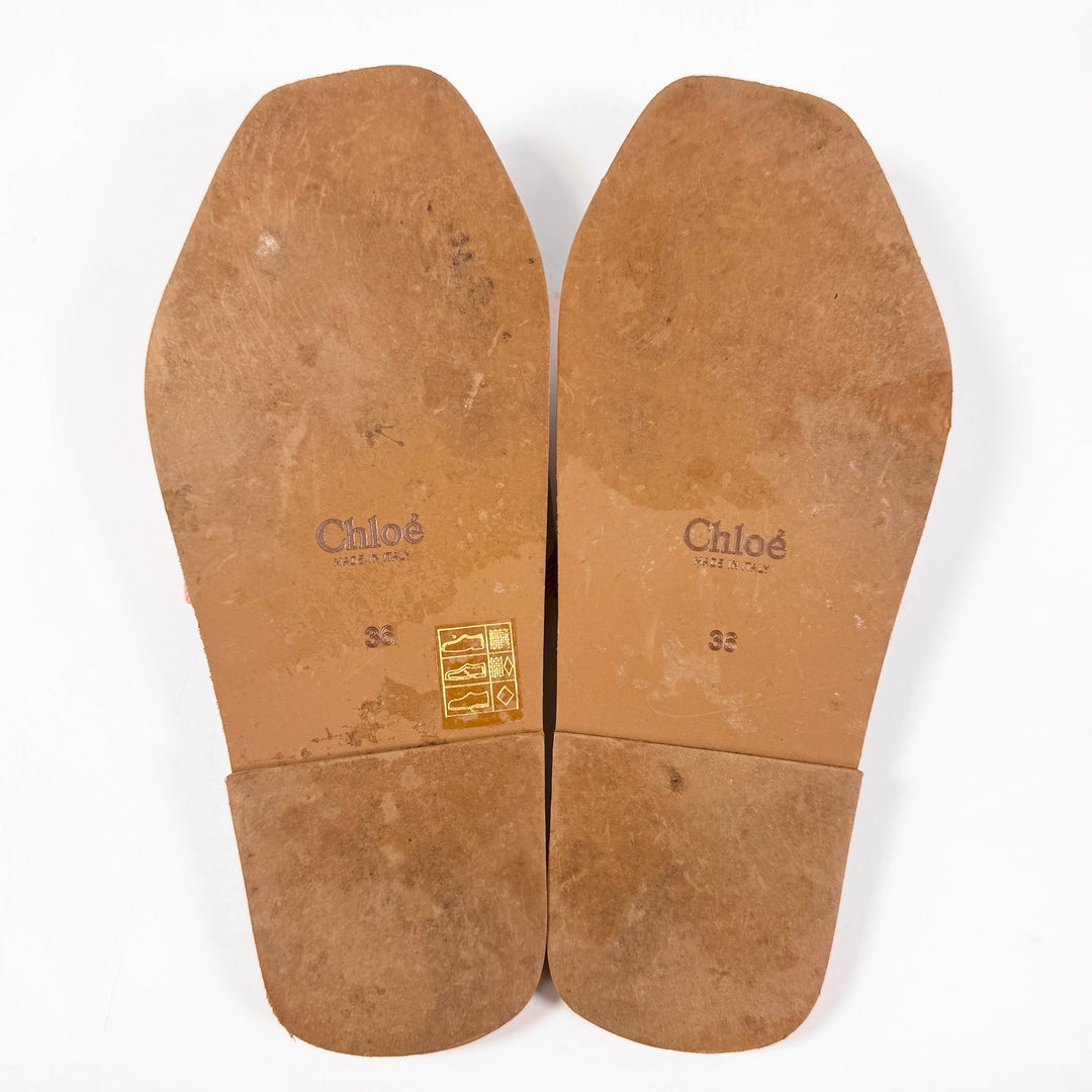 Chloé Woody Logo Slide Sandal - Women’s 6