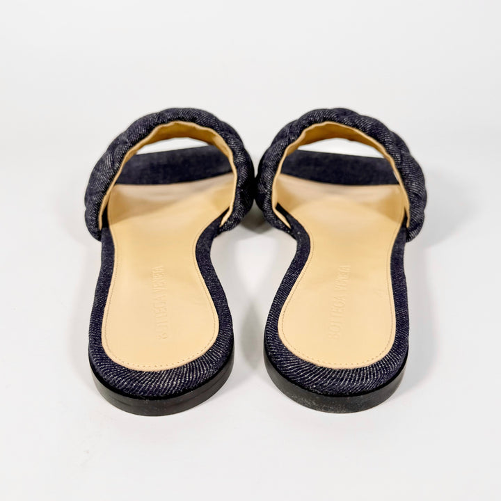Bottega Veneta Padded Denim Flat Sandal - Women’s 6.5
