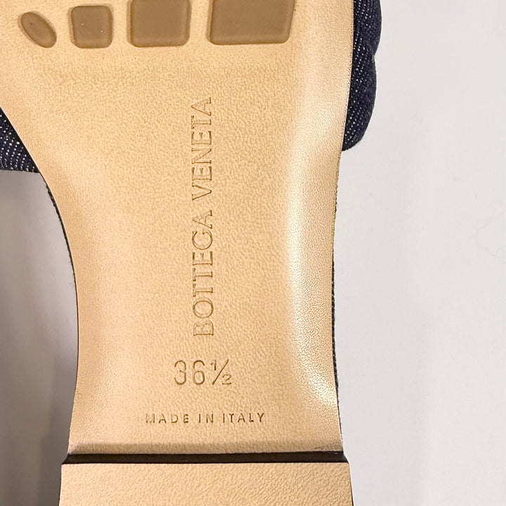 Bottega Veneta Padded Denim Flat Sandal - Women’s 6.5