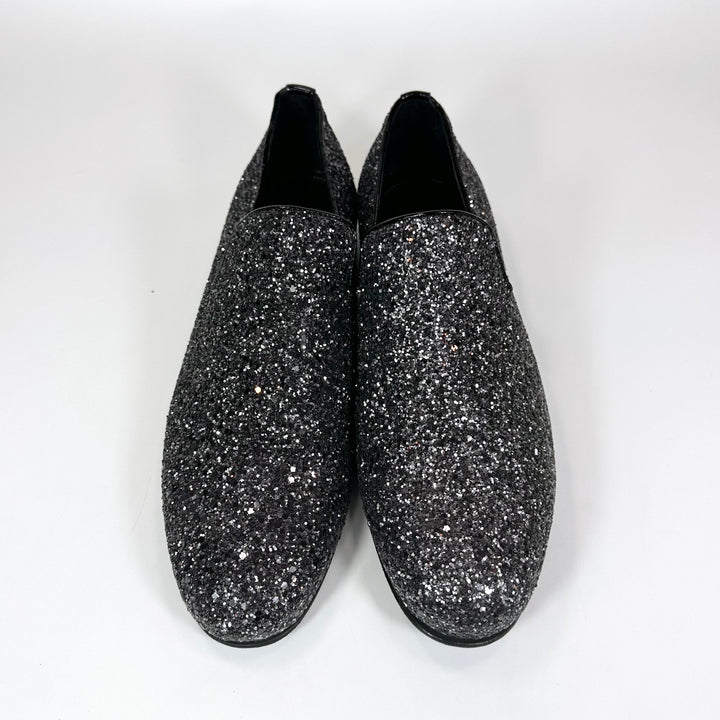 Jimmy Choo Coarse Glitter Thame Loafer - Multiple sizes available