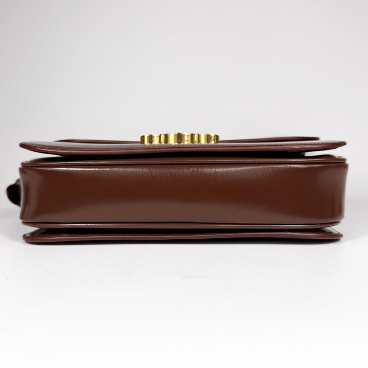 Celine Shiny Calfskin Teen Triomphe Bag