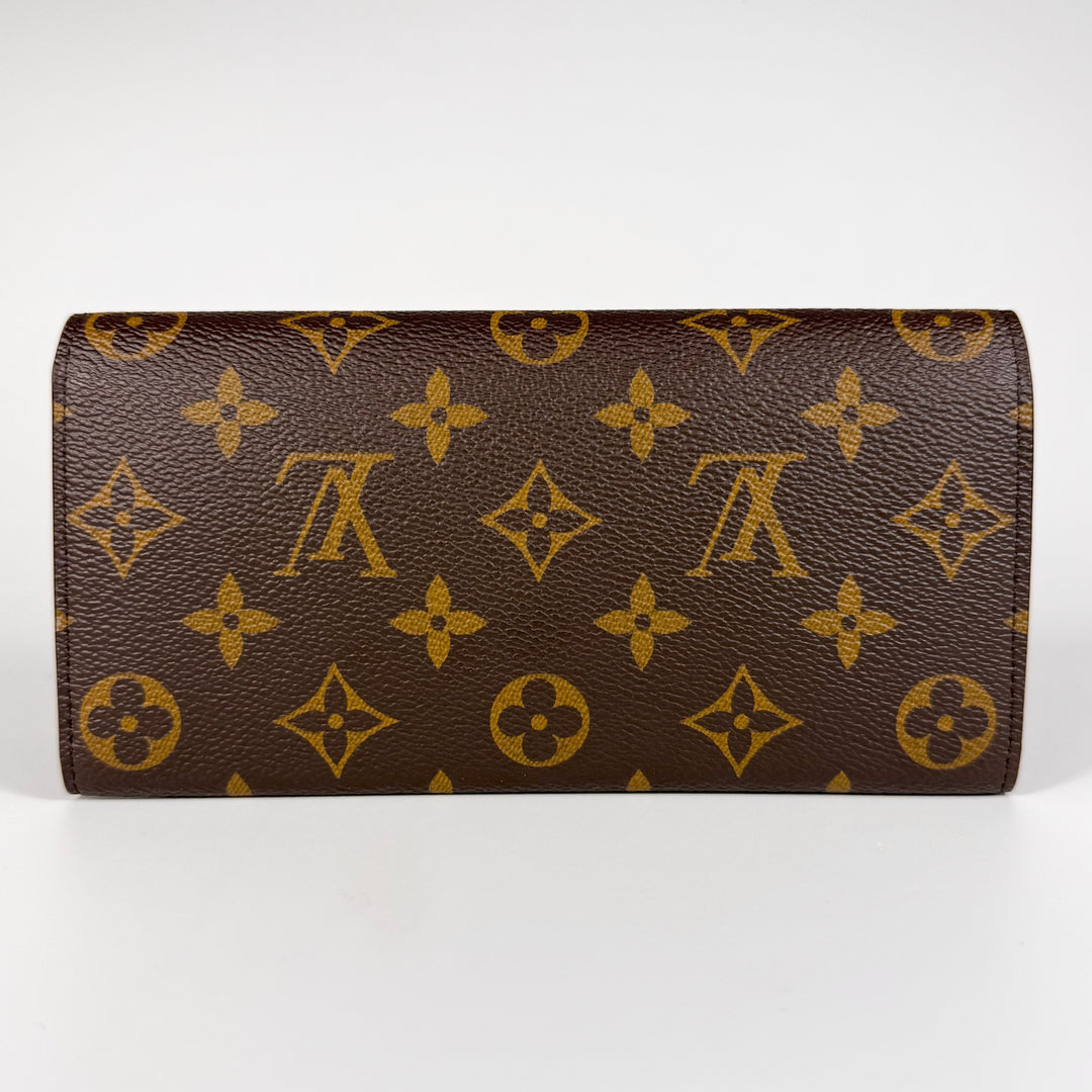 Louis Vuitton Monogram Rose Ballerine Emilie Wallet