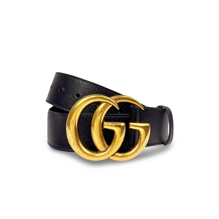 Gucci GG Marmont Grained Leather Belt 95 38