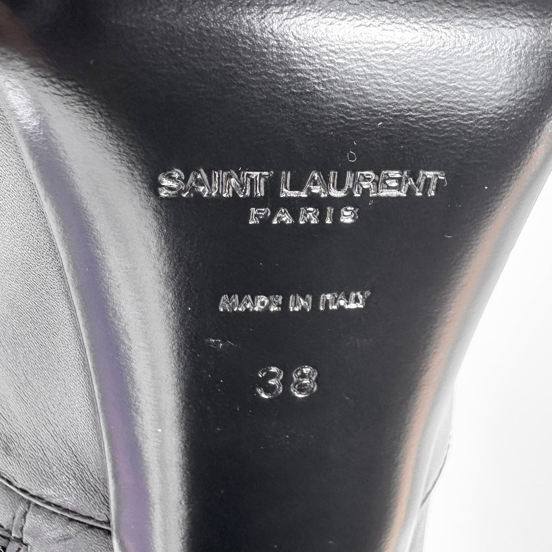 Saint Laurent Mina 95 Buckle Platform Boot - Women’s 8