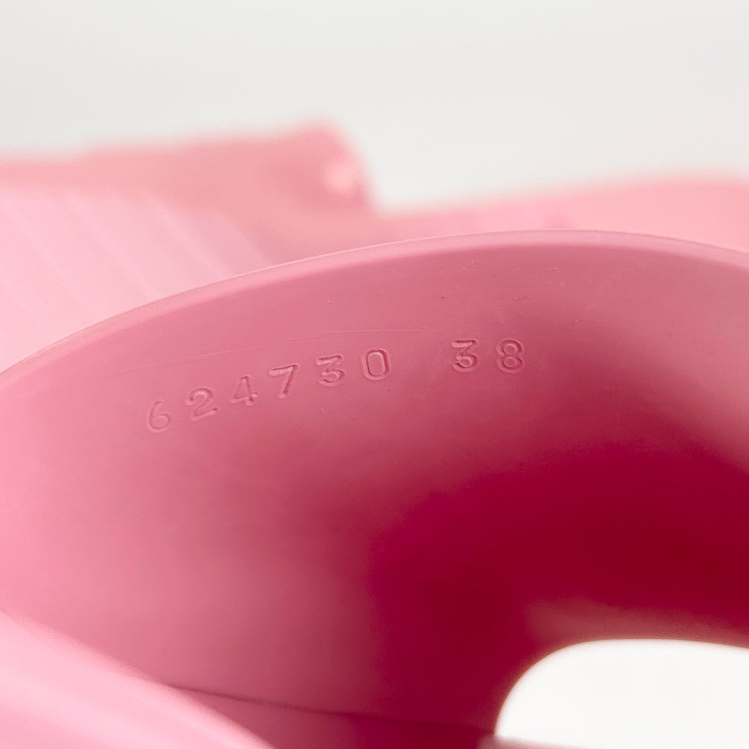 Gucci Rubber Logo Block Sandal - Women’s 8