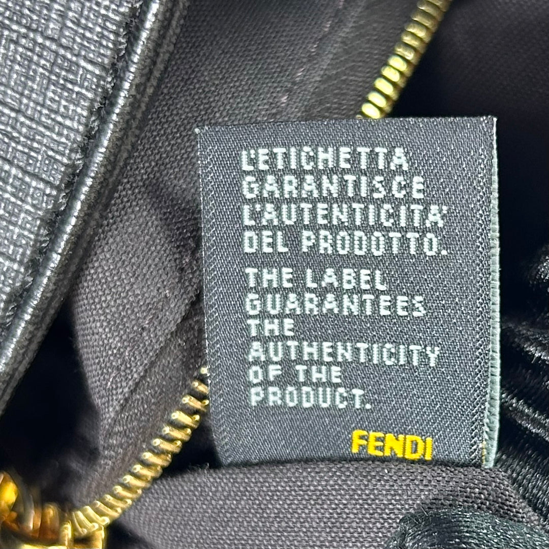 Fendi Zucchino Baguette Shoulder Bag