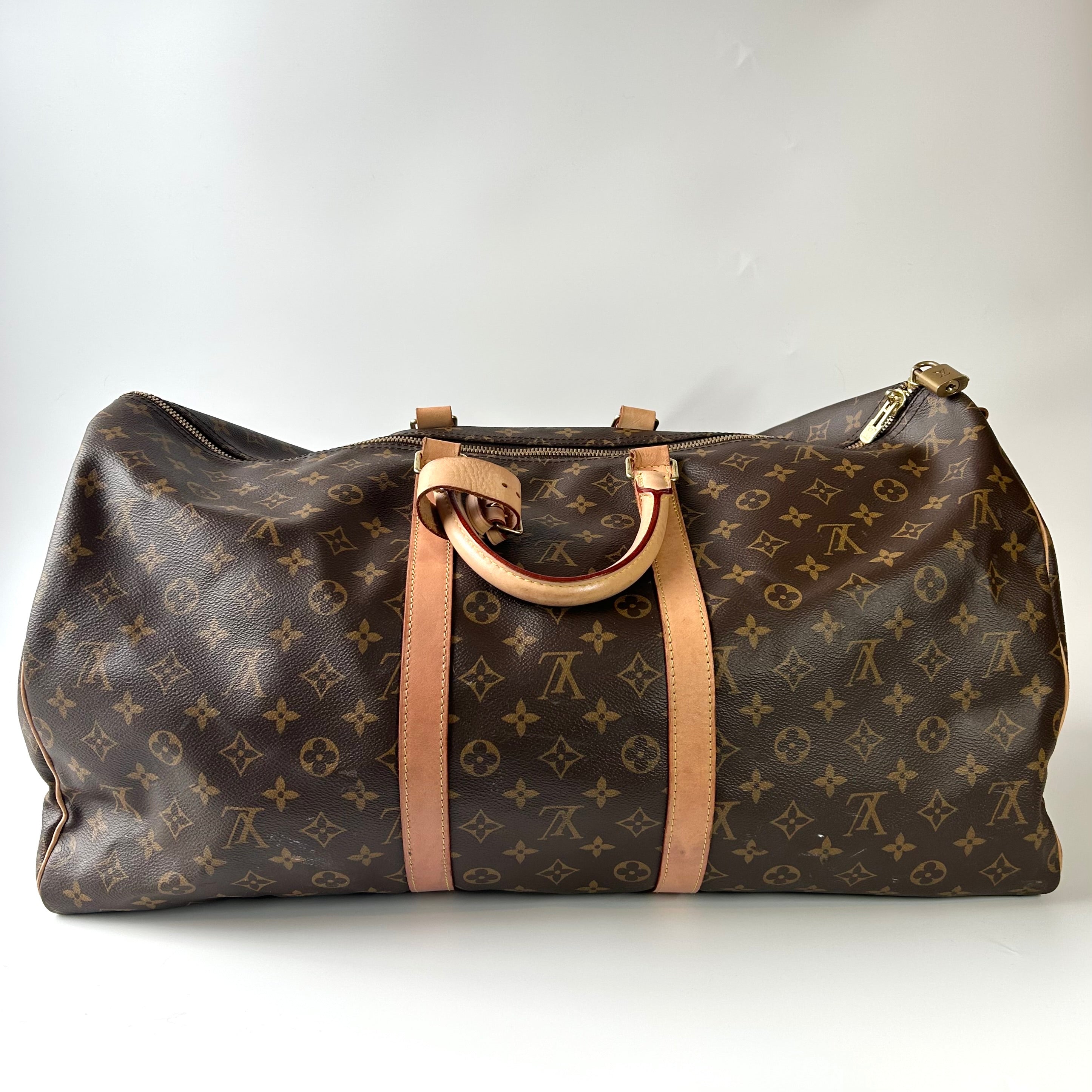 Louis Vuitton Keepall Bandouliere with Acetate Chain 55 Monogram