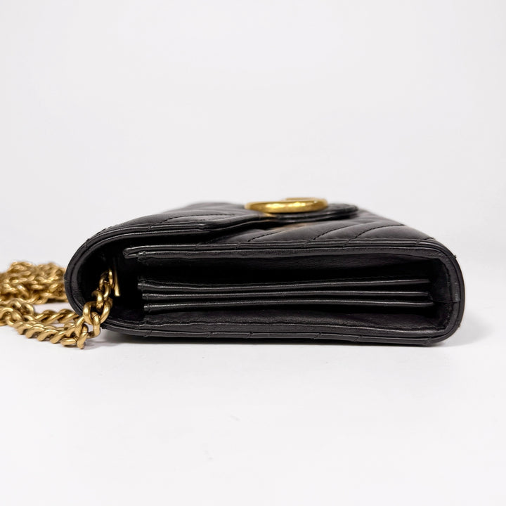 Gucci Matelasse Marmont Wallet On Chain