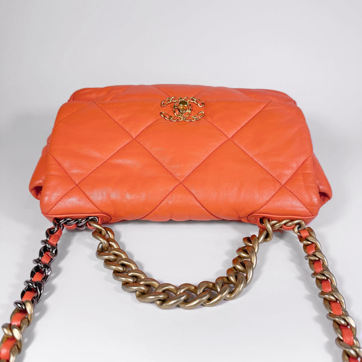 Chanel Quilted Lambskin Large 19 Flap Bag