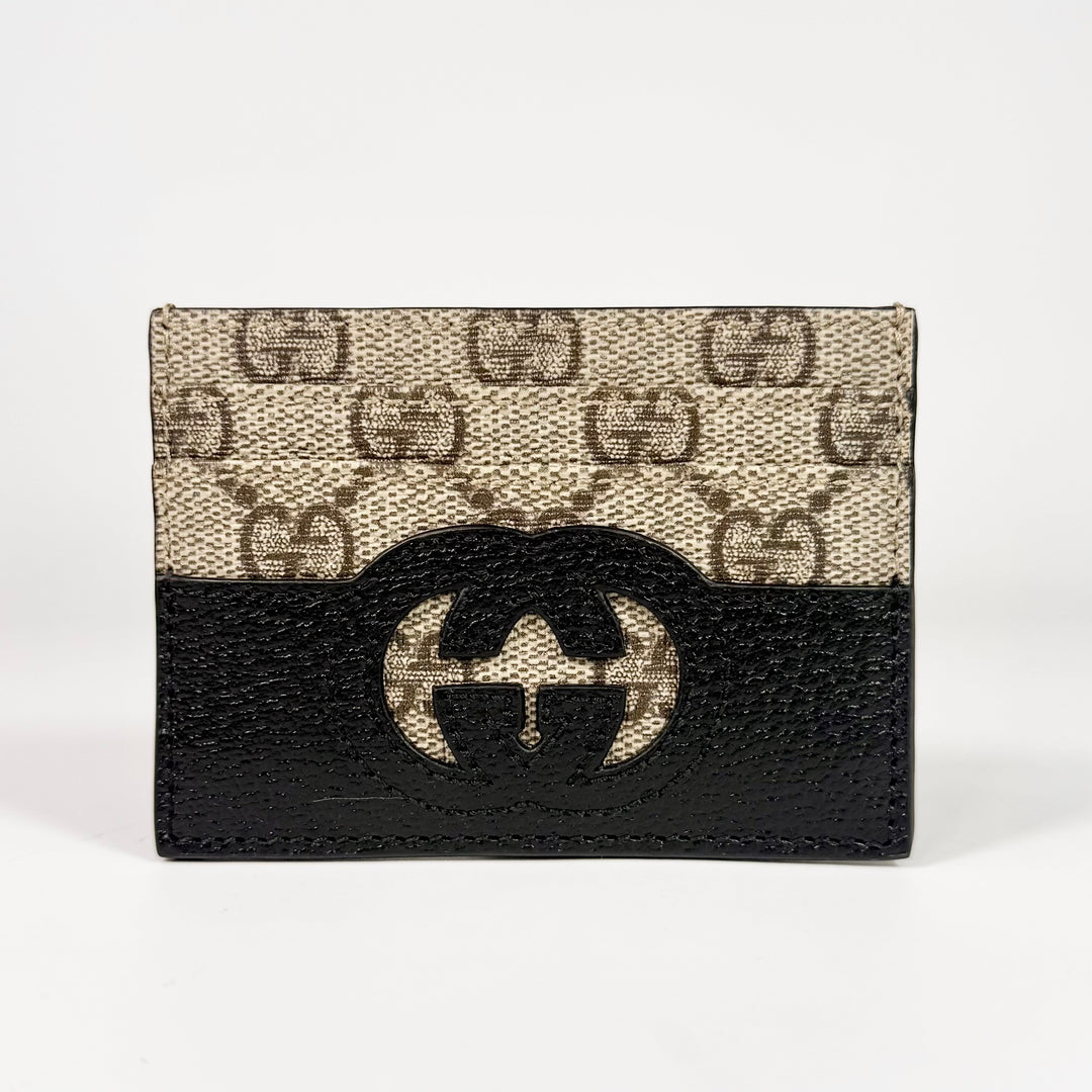 Gucci Cut Out Interlocking G Card Holder