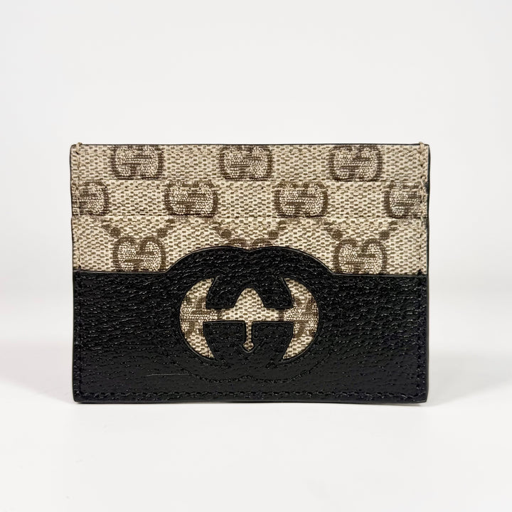 Gucci Cut Out Interlocking G Card Holder