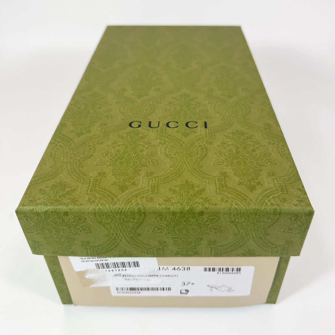 Gucci Crystal GG Mesh Mule Heel - Women’s 7.5