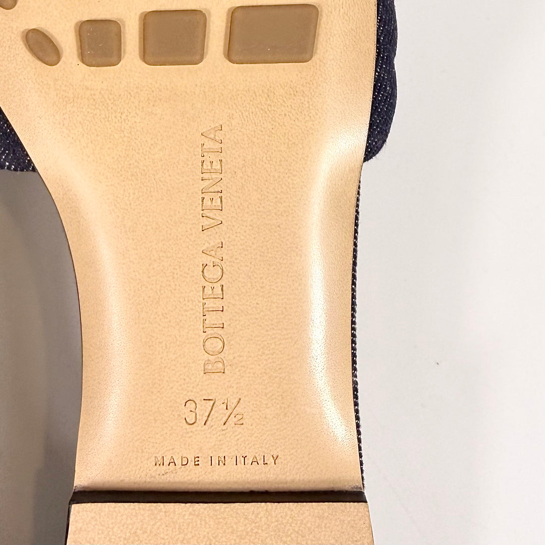 Bottega Veneta Padded Denim Flat Sandal - Women’s 7.5