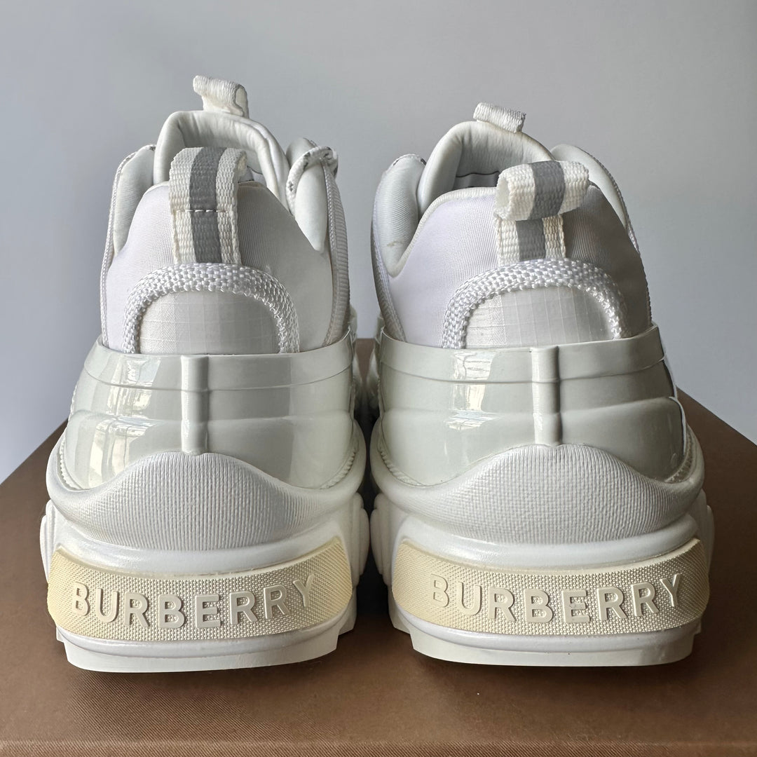 Burberry White Arthur Sneaker - Men’s 10