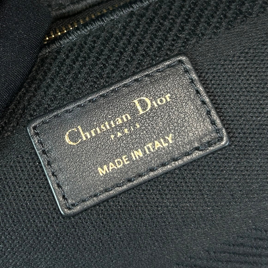 Christian Dior Canvas Large Lady D-Lite Tote