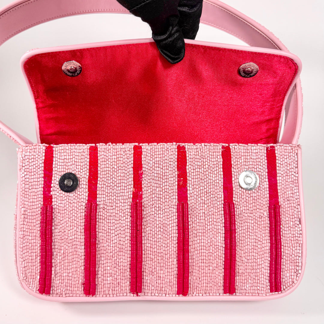 Staud Tommy Beaded Shoulder Bag