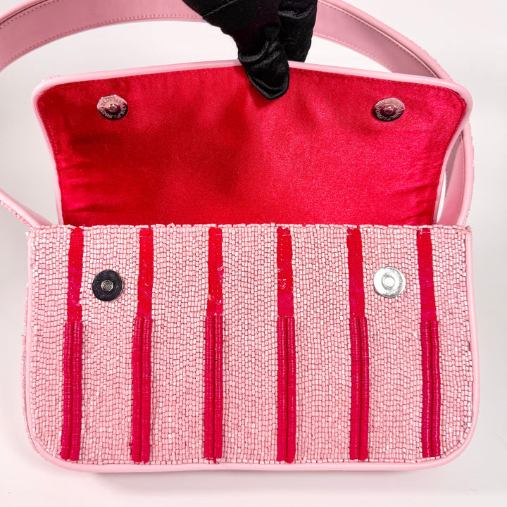 Staud Tommy Beaded Shoulder Bag