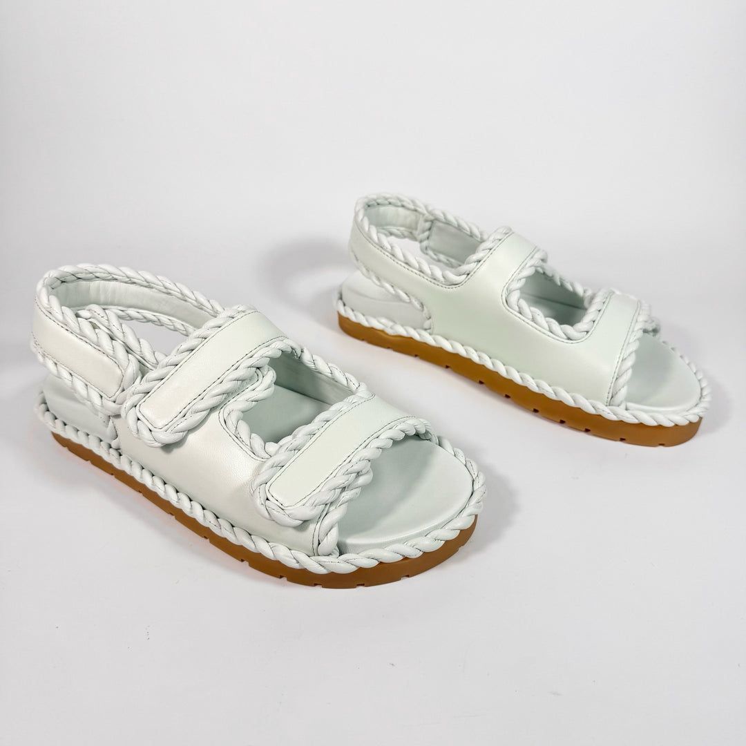 Bottega Veneta Leather Jack Flat Sandal - Women’s 10