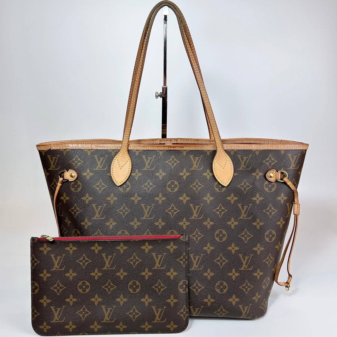 Louis Vuitton Monogram Neverfull MM Pivoine