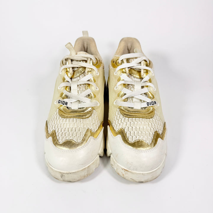 Christian Dior D-Connect Gold Mesh Sneaker - Women’s 7.5