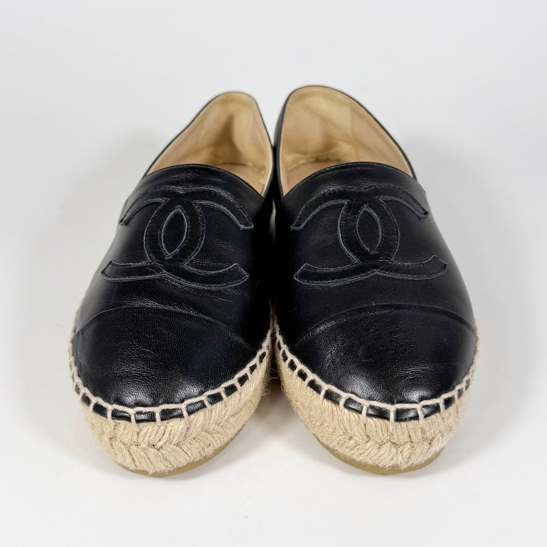 Chanel Lambskin CC Espadrille - Women’s 5