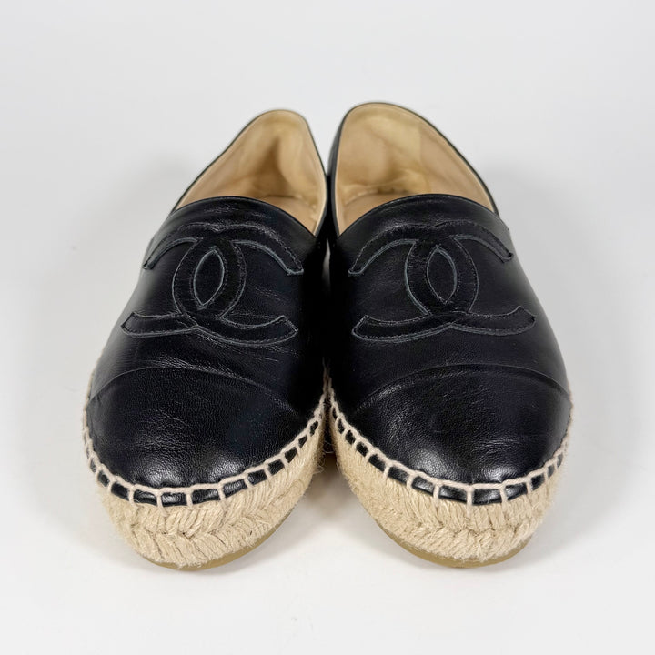 Chanel Lambskin CC Espadrille - Women’s 5