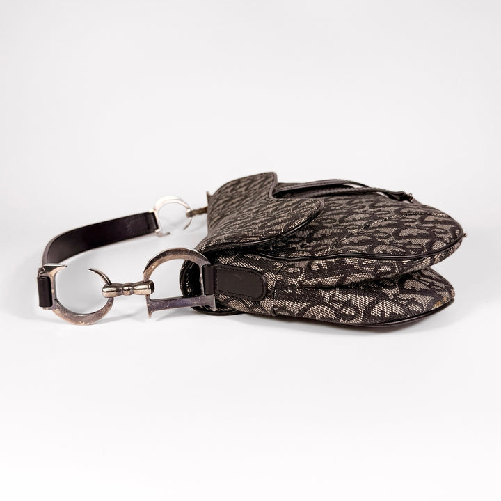 Christian Dior Oblique Canvas Saddle Bag